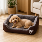 DogBedHouse Deep Plush & Calming Dog Bed