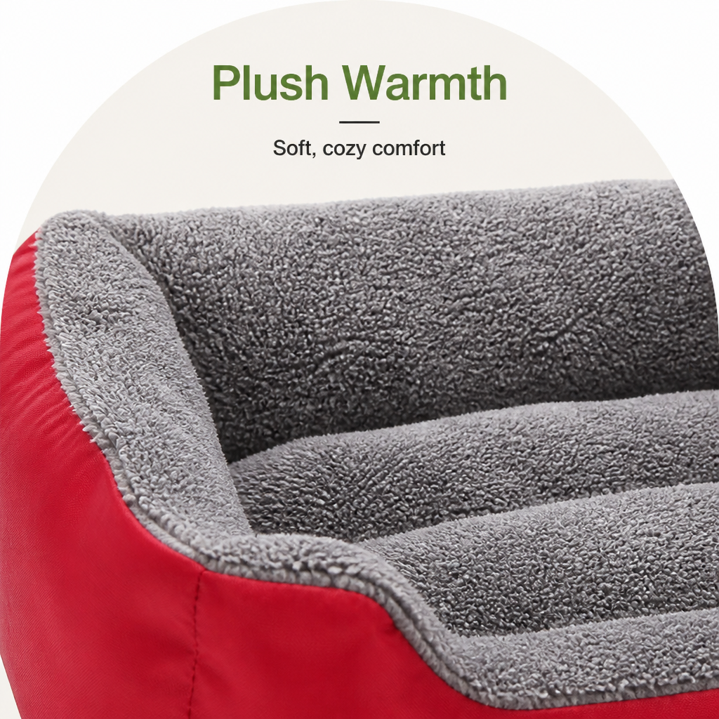 DogBedHouse Deep Plush & Calming Dog Bed
