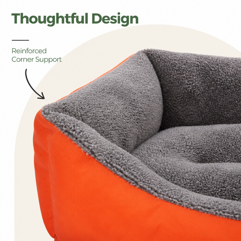 DogBedHouse Deep Plush & Calming Dog Bed