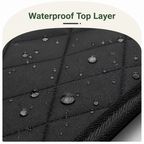DogBedHouse Detachable Hard-Bottom & Waterproof Back Seat Extender