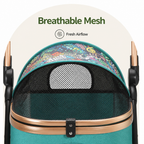 DogBedHouse Detachable Vehicle-Mounted Lightweight & Foldable Pet Stroller