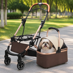 DogBedHouse Detachable Vehicle-Mounted Lightweight & Foldable Pet Stroller