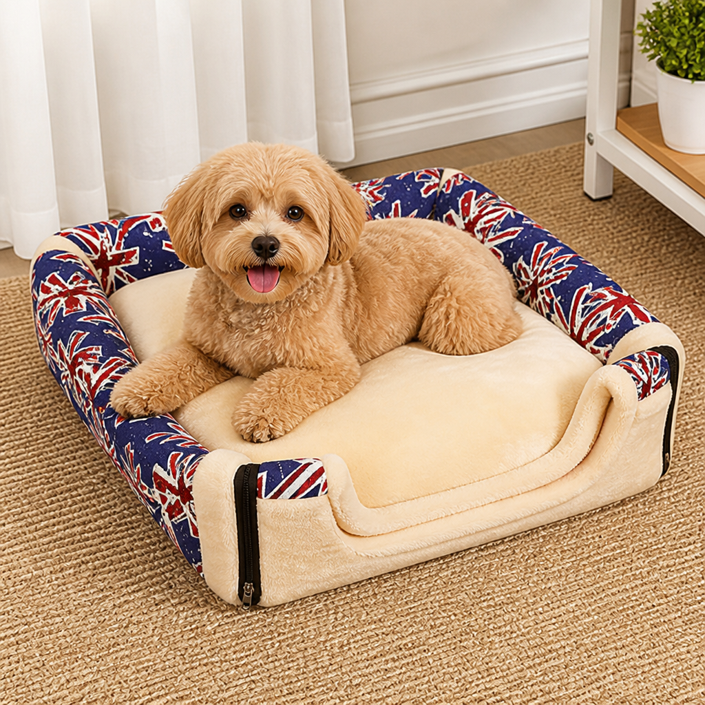 DogBedHouse Detachable Washable Leather Pet Mat