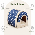 DogBedHouse Detachable Washable Leather Pet Mat
