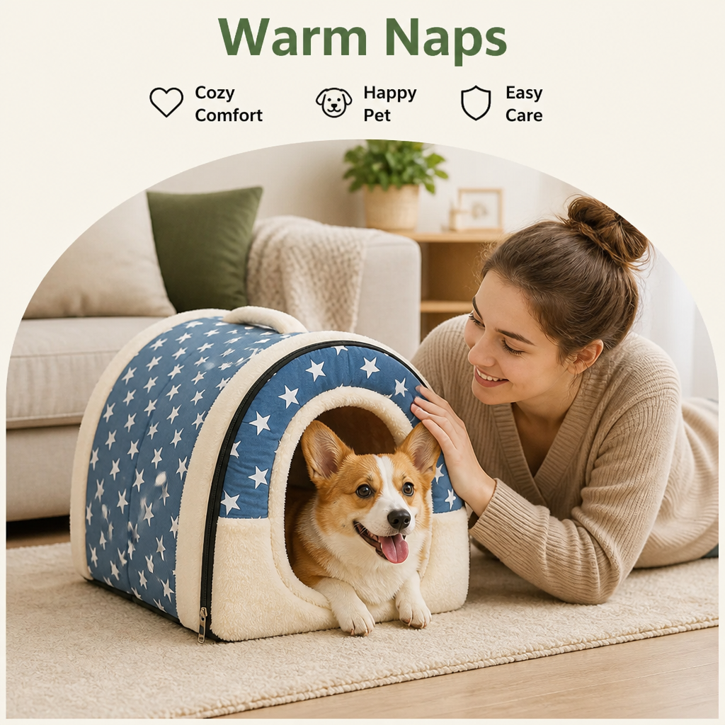 DogBedHouse Detachable Washable Leather Pet Mat