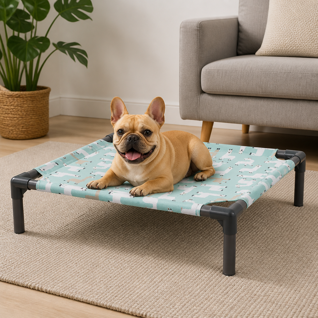 DogBedHouse Detachable Washable & Moisture-Proof Dog Hammock Bed (Non-Slip)