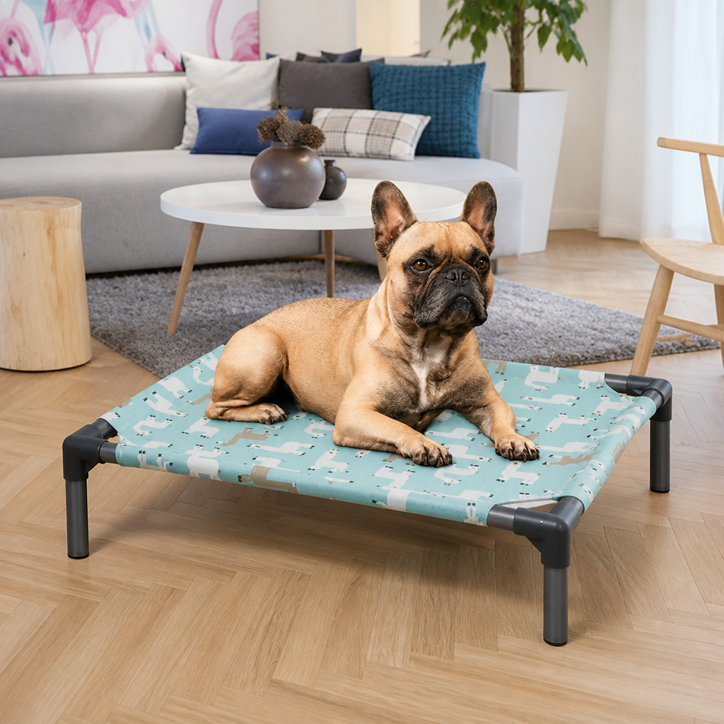 DogBedHouse Detachable & Washable Raised Hammock Bed
