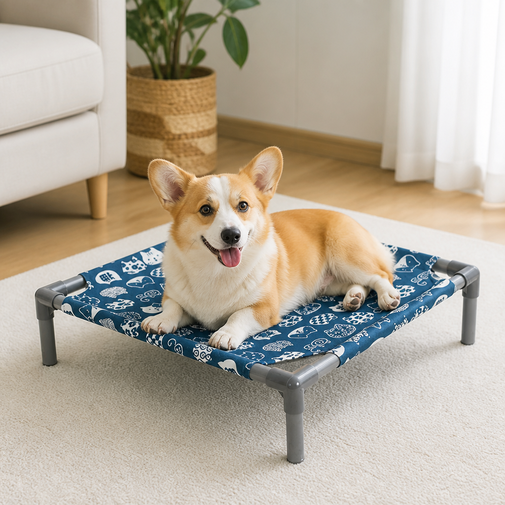 DogBedHouse Detachable & Washable Raised Hammock Bed