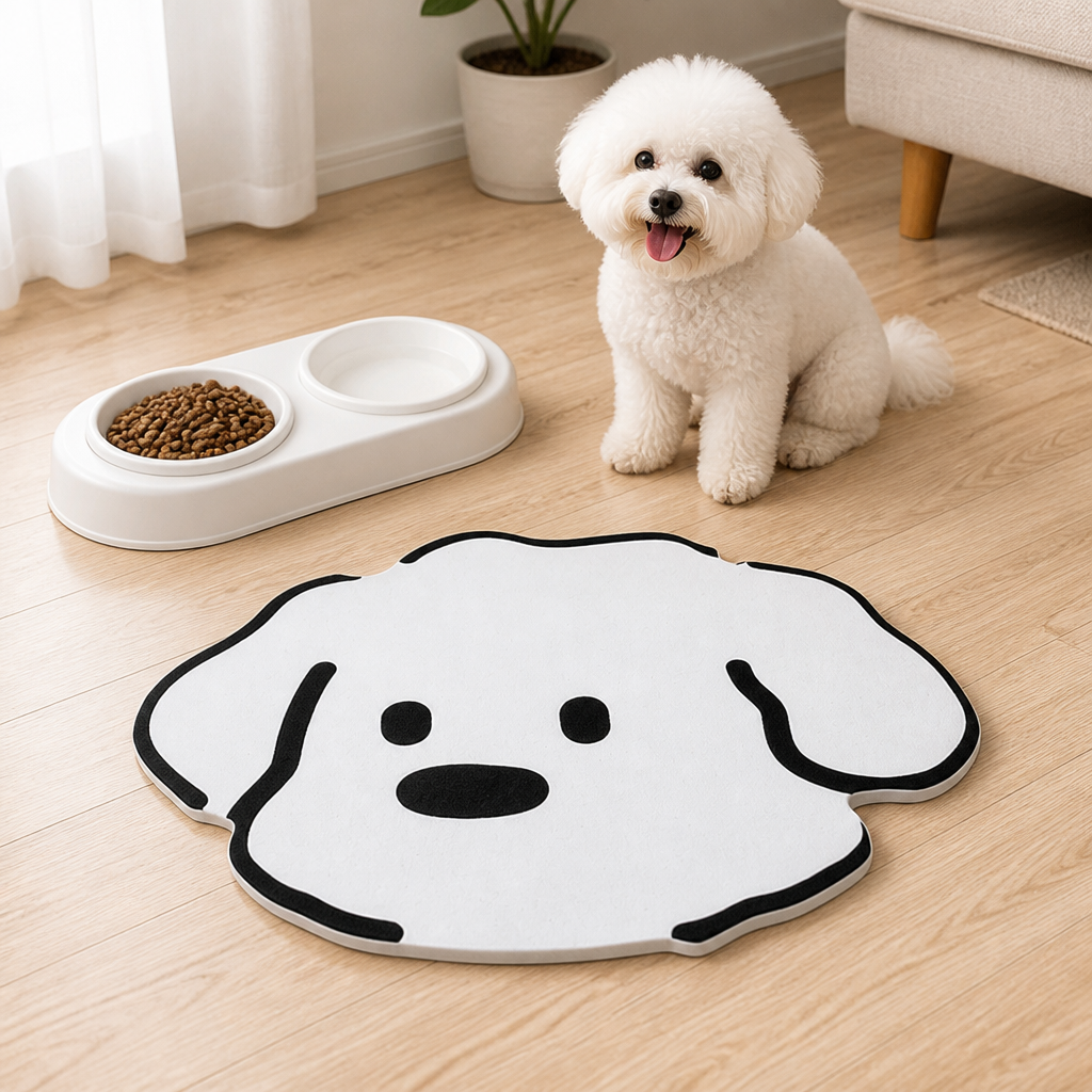 DogBedHouse Diatomaceous Earth Quick-Dry & Non-Slip Pet Mat
