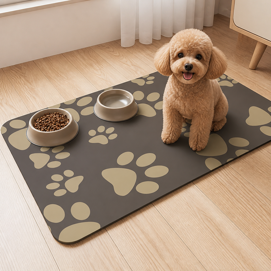 DogBedHouse Diatomite Absorbent & Non-Slip Pet Mat
