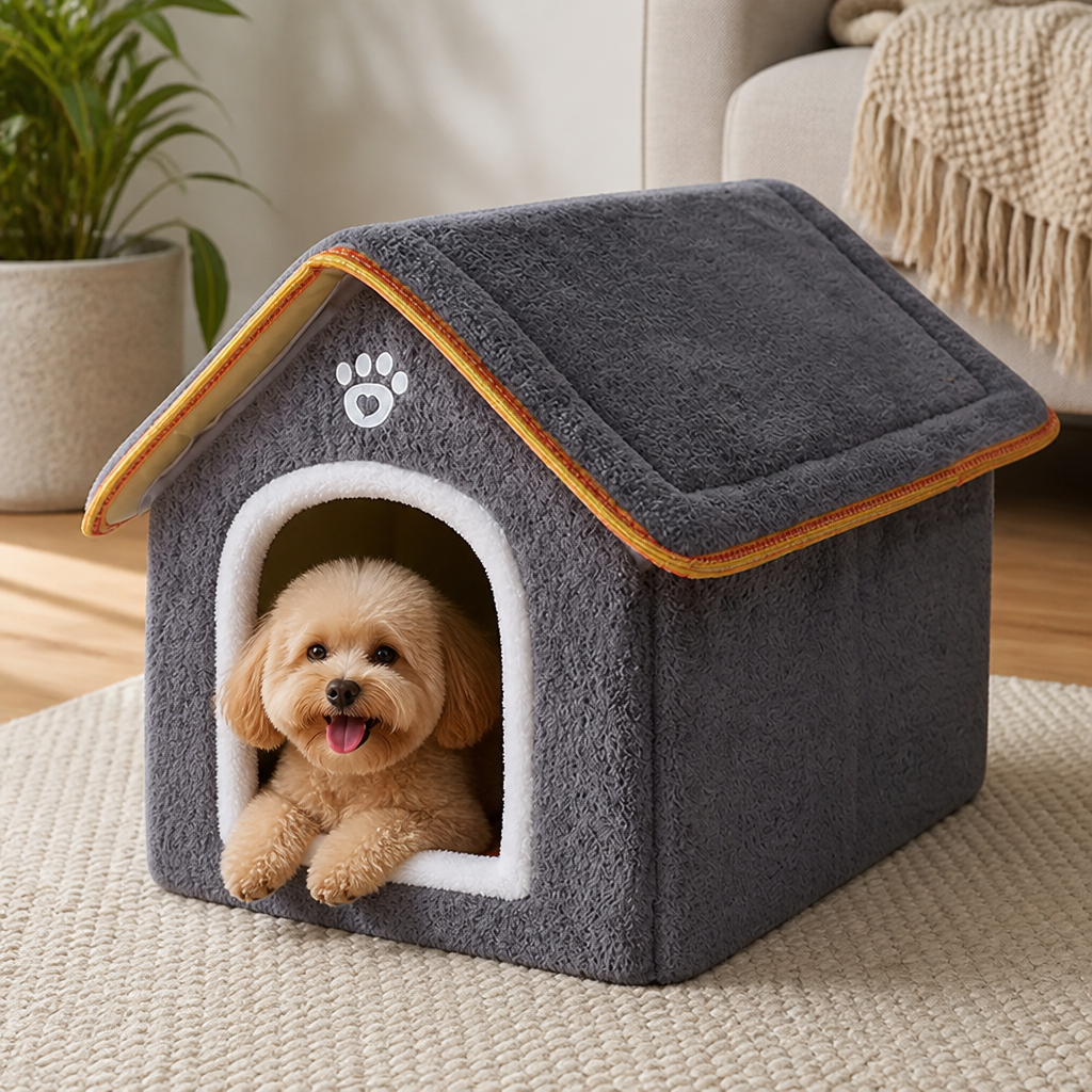 DogBedHouse Dirt-Resistant & Washable Indoor/Outdoor Pet House