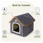 DogBedHouse Dirt-Resistant & Washable Indoor/Outdoor Pet House