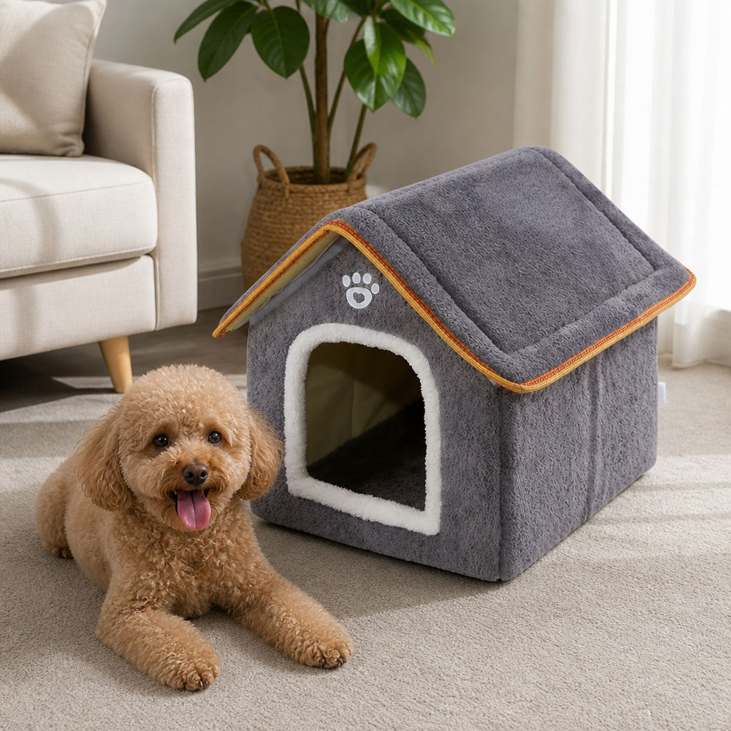 DogBedHouse Dirt-Resistant & Washable Indoor/Outdoor Pet House