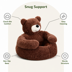 DogBedHouse Donut Plush & Washable Dog Sofa Bed