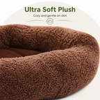 DogBedHouse Donut Plush & Washable Dog Sofa Bed
