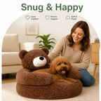 DogBedHouse Donut Plush & Washable Dog Sofa Bed