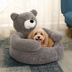 DogBedHouse Donut Plush & Washable Dog Sofa Bed