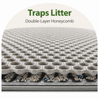 DogBedHouse Double-Layer Honeycomb & Waterproof Cat Litter Mat