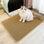 DogBedHouse Double-Layer Honeycomb & Waterproof Cat Litter Mat
