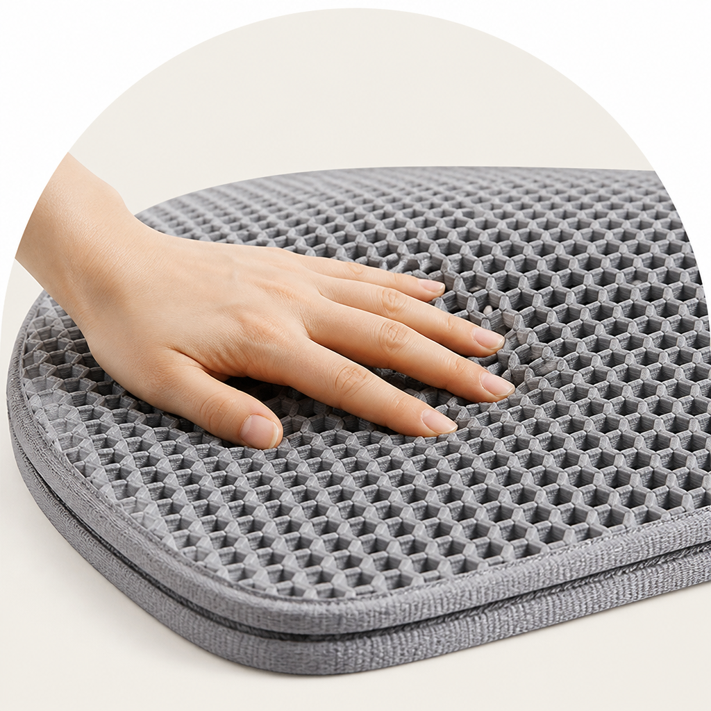 DogBedHouse Double-Layer Honeycomb Waterproof & Non-Slip Cat Litter Mat