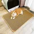 DogBedHouse Double-Layer Honeycomb Waterproof & Non-Slip Cat Litter Mat