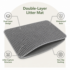 DogBedHouse Double-Layer Sand Trap & Non-Slip Litter Mat