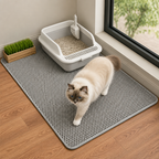DogBedHouse Double-Layer Sand Trap & Non-Slip Litter Mat