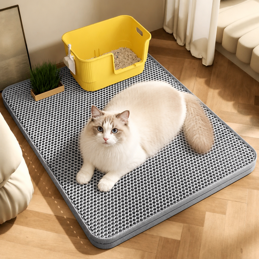 DogBedHouse Double-Layer Waterproof & Non-Slip Litter Mat