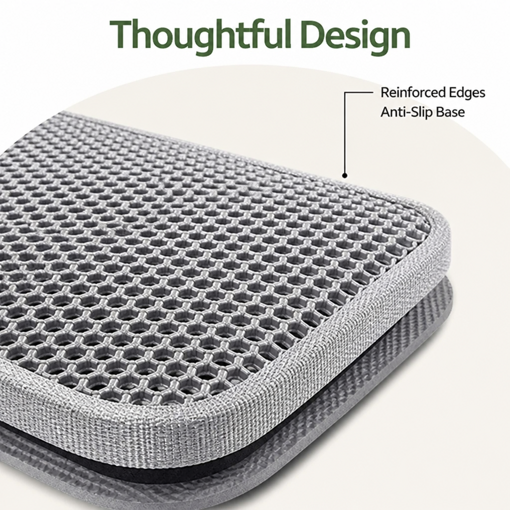 DogBedHouse Double-Layer Waterproof & Non-Slip Litter Mat