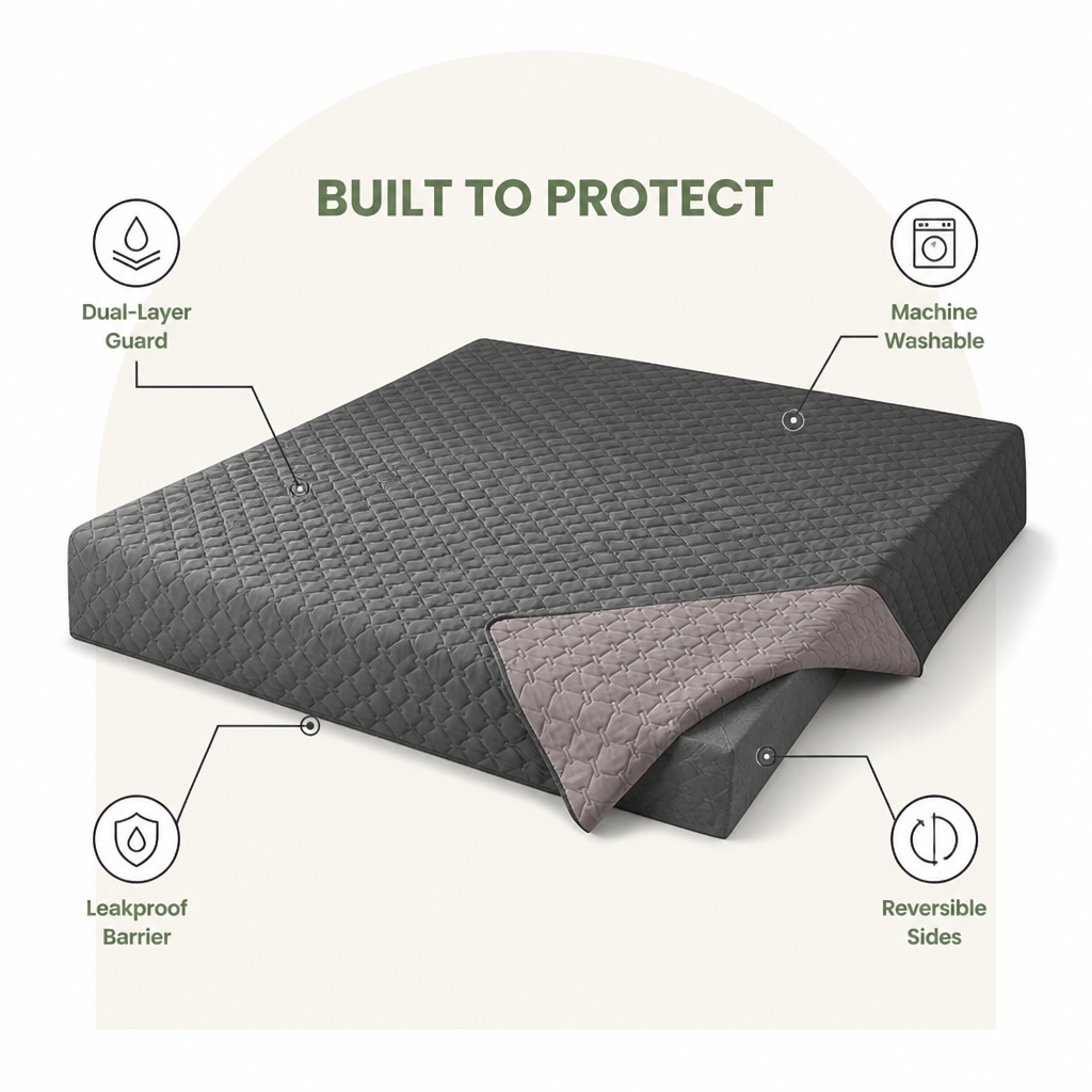 DogBedHouse Double-Sided Waterproof Dog Bed & Sofa Cover