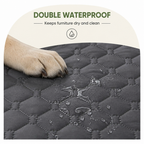 DogBedHouse Double-Sided Waterproof & Reversible Plaid Sofa & Bed Cover (Machine Washable)
