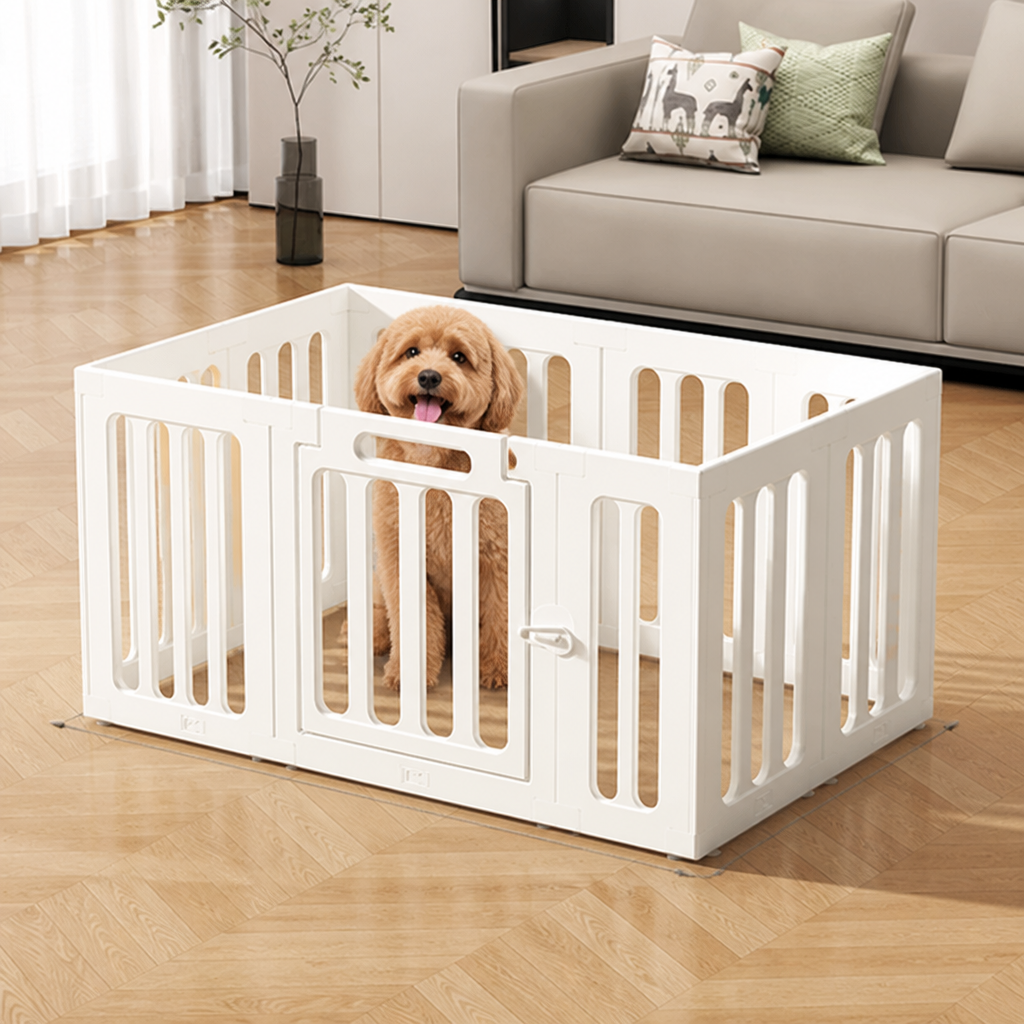 DogBedHouse Double Suction & Buckle Washable Pet Playpen (60cm Height)
