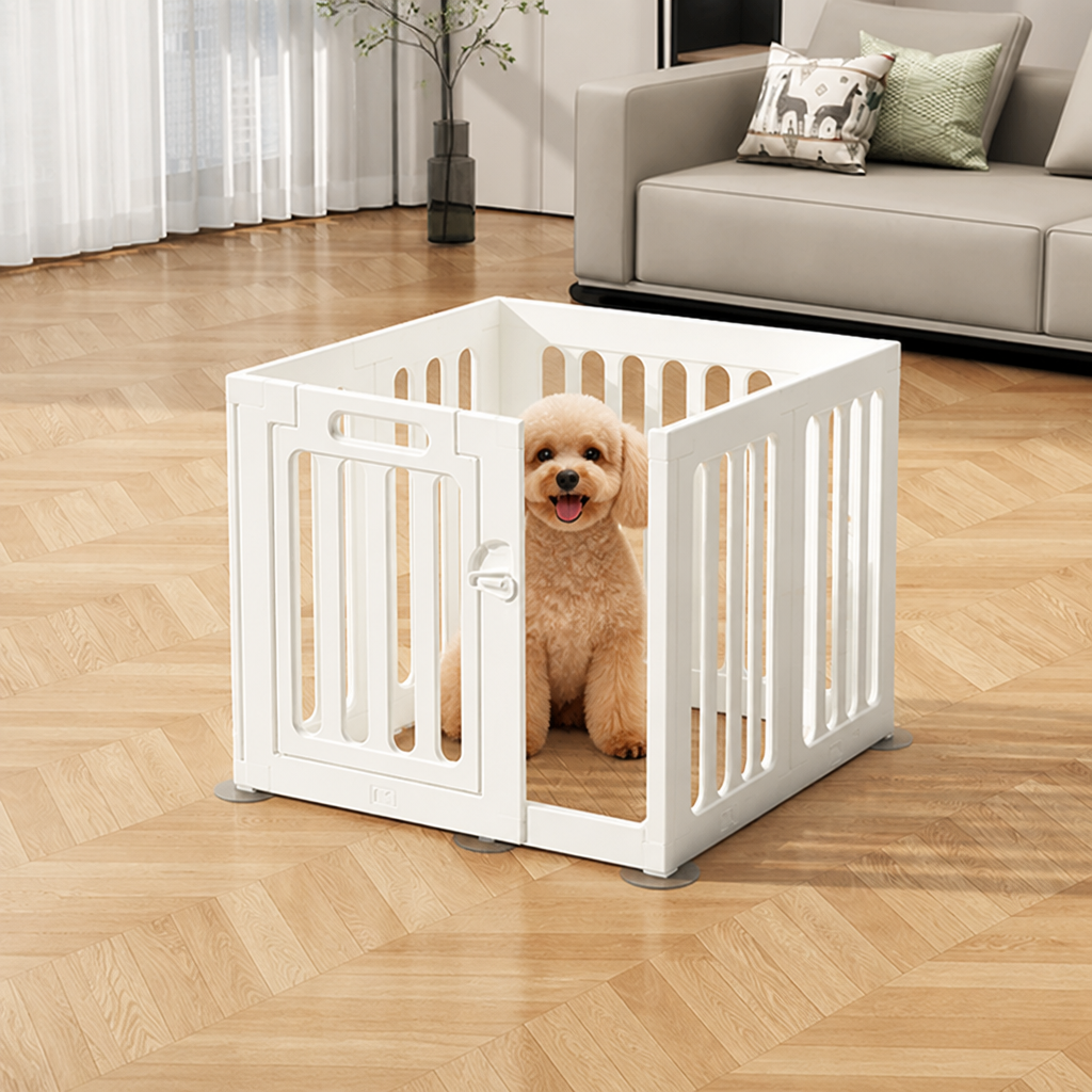 DogBedHouse Double Suction & Buckle Washable Pet Playpen (60cm Height)
