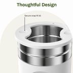 DogBedHouse Dual-Bowl WiFi & Button Pet Feeder