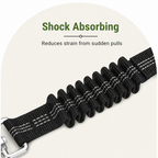 DogBedHouse Dual-Safety Shock-Absorbing Dog Car Seat Belt (Adjustable 16-26 in)