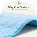 DogBedHouse Dual-Sided Ice Silk & Breathable Mesh Cooling Mat (Machine Washable)