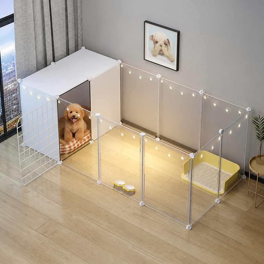 DogBedHouse Durable Iron Isolation Gate