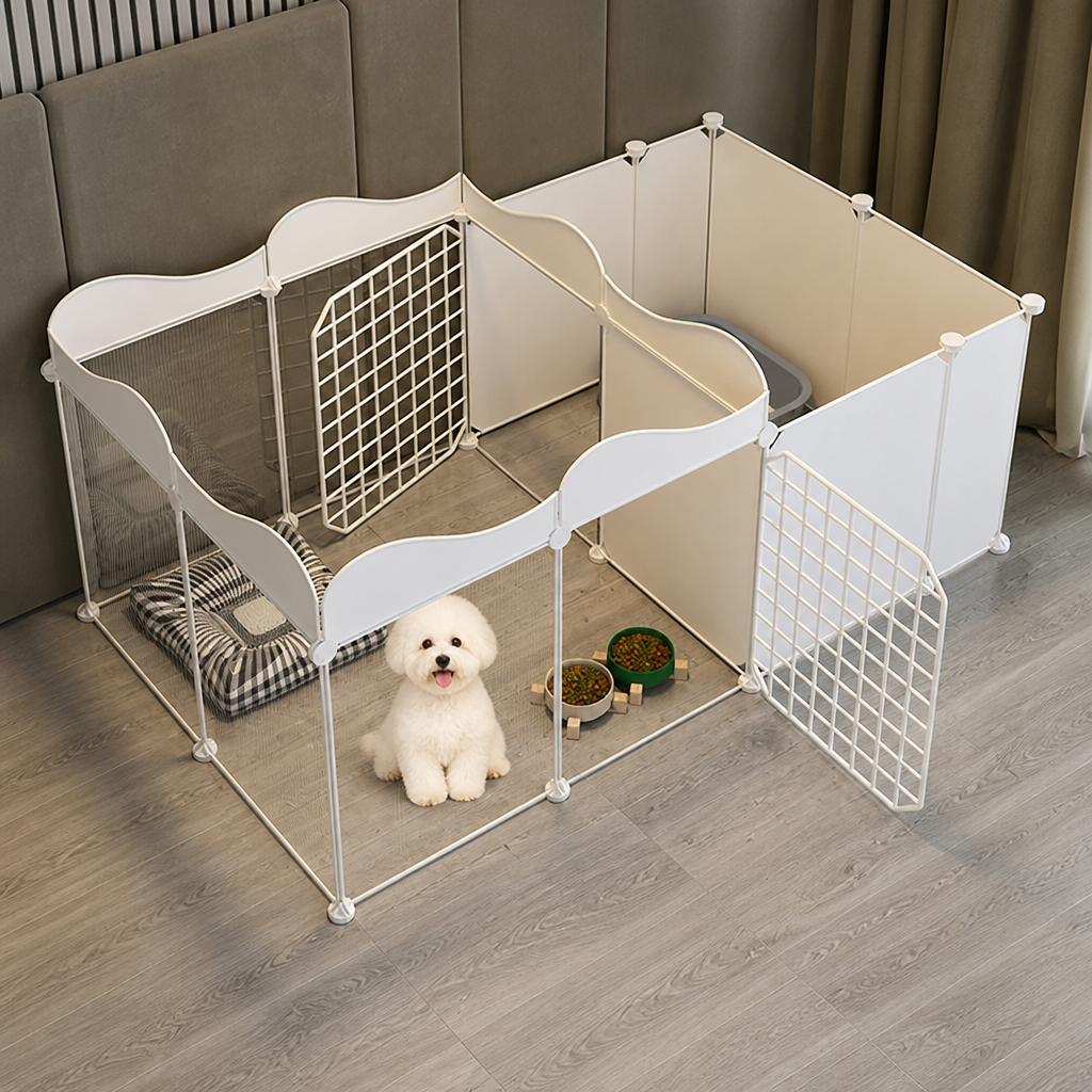 DogBedHouse Durable Iron Isolation Gate