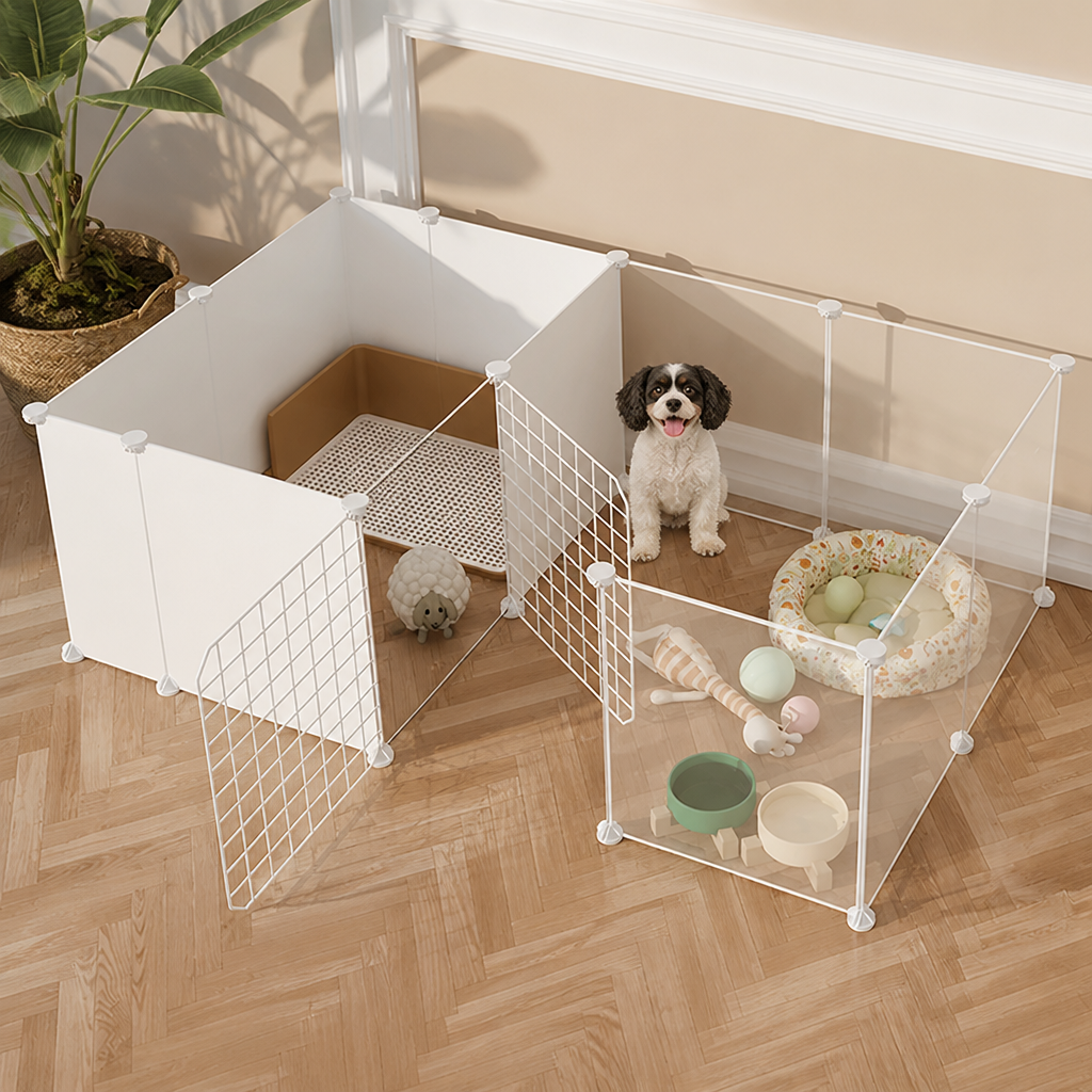DogBedHouse Durable Iron Isolation Gate