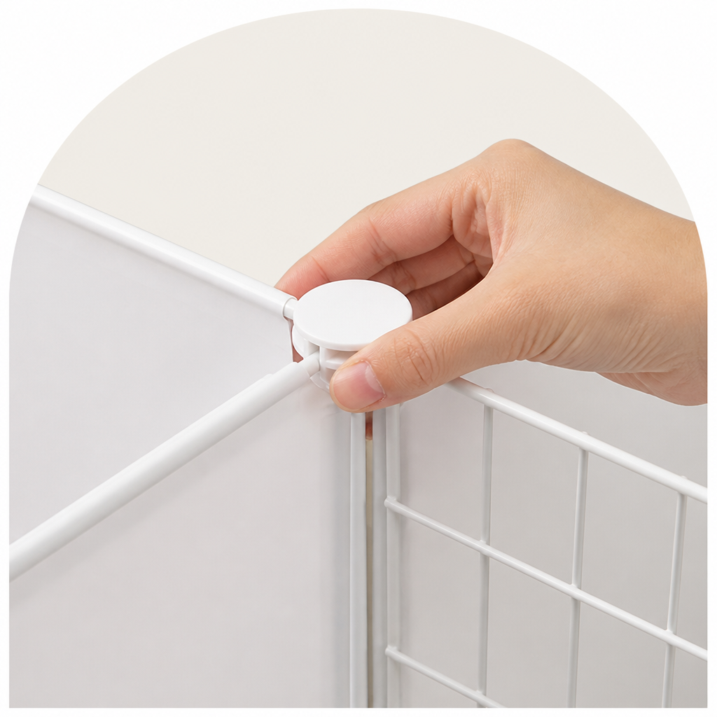DogBedHouse Durable Iron Isolation Gate