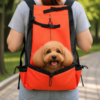 DogBedHouse Durable Nylon & Breathable Mesh Dog Carrier Backpack