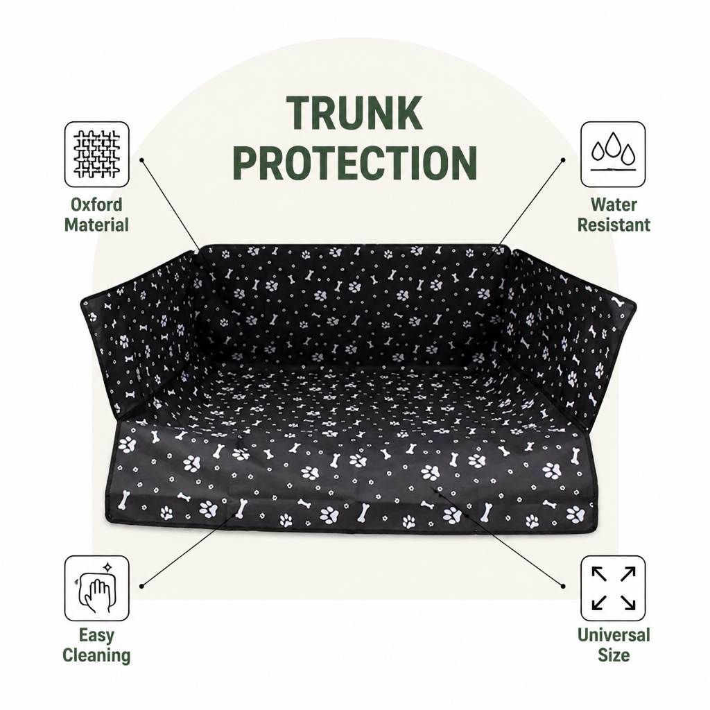 DogBedHouse Durable Oxford & Easy-Clean Trunk Mat