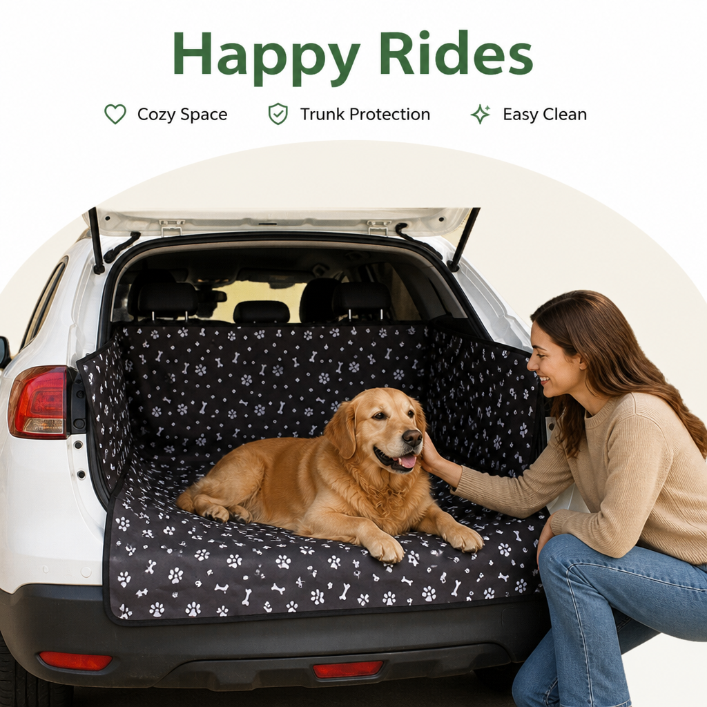 DogBedHouse Durable Oxford & Easy-Clean Trunk Mat