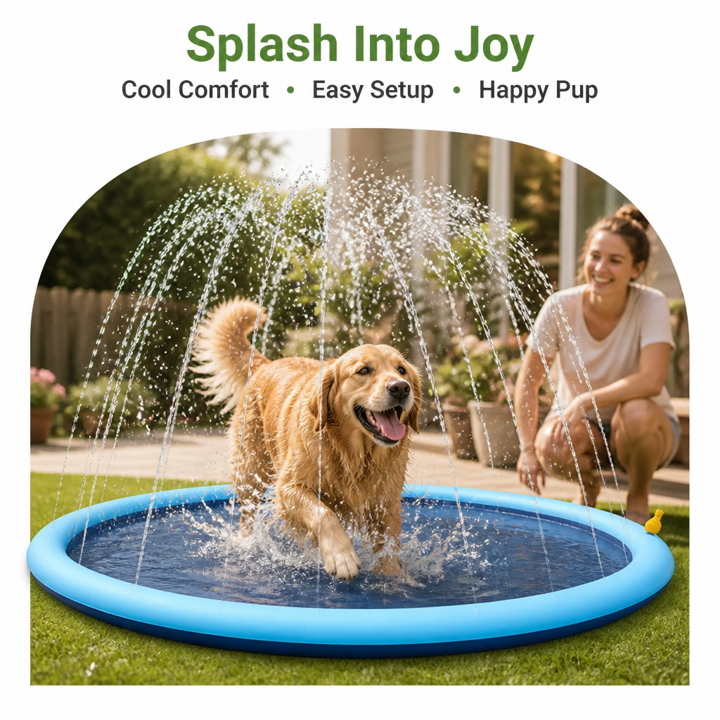 DogBedHouse Durable PVC & Easy-Clean Pet Pool