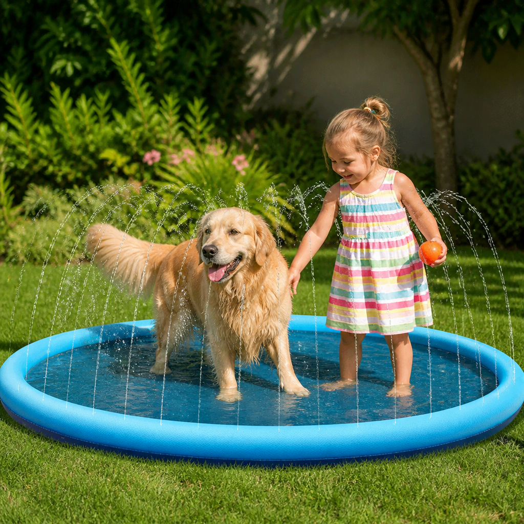 DogBedHouse Durable PVC & Easy-Clean Pet Pool