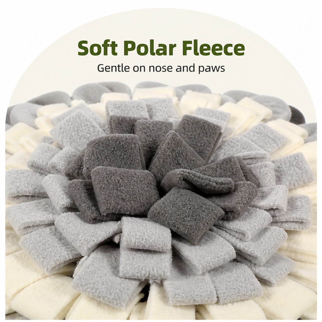 DogBedHouse Durable Polyester Interactive Slow-Feed Dog Snuffle Mat