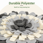 DogBedHouse Durable Polyester Slow-Feeder Snuffle Mat