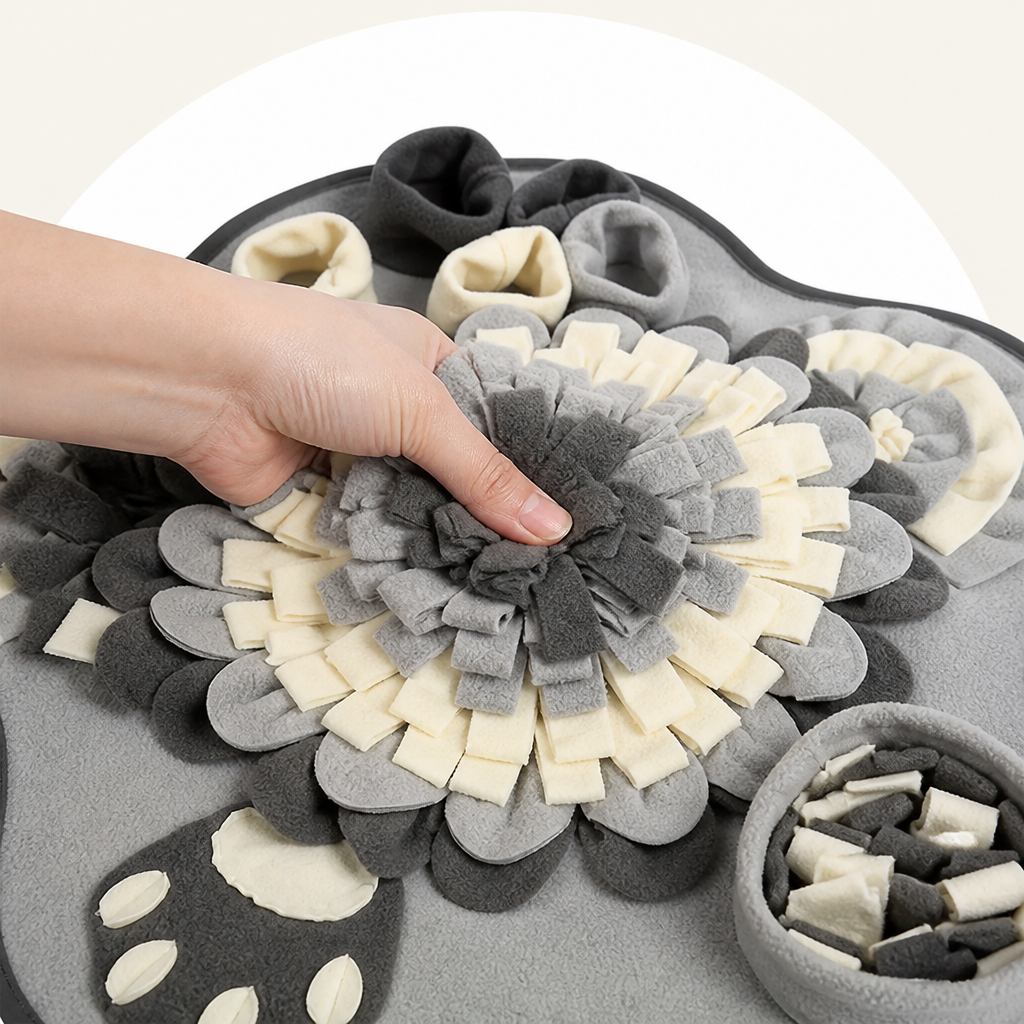 DogBedHouse Durable Polyester Slow-Feeder Snuffle Mat