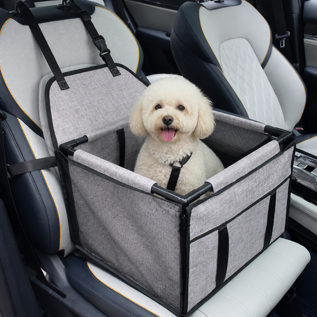 DogBedHouse Durable Waterproof 900D Oxford Dog Car Seat Cover (Small/Medium Dogs)