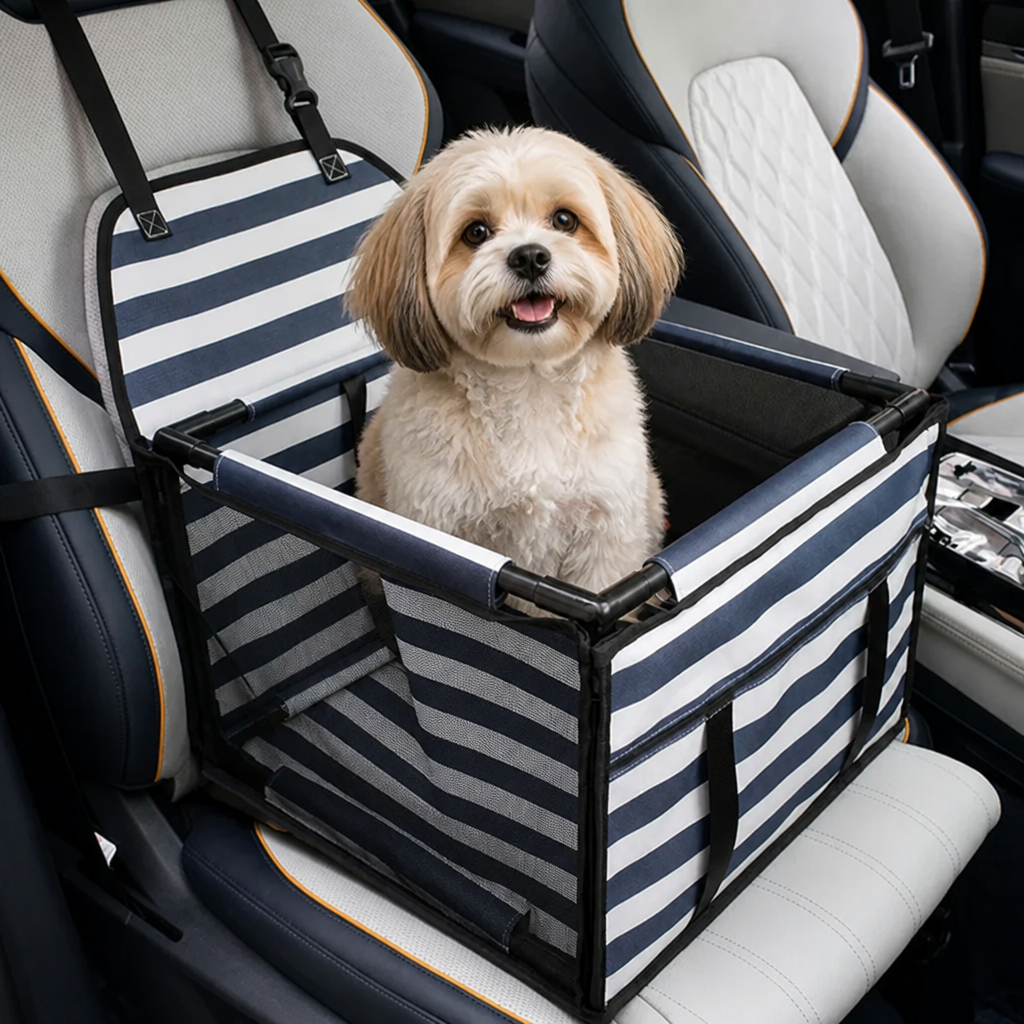 DogBedHouse Durable Waterproof 900D Oxford Dog Car Seat Cover (Small/Medium Dogs)